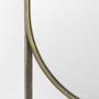 69537 - Sadie 28.0L x 2.0W x 78.0H Antique Gold Rounded Arch Floor Mirror
