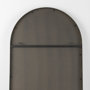 69537 - Sadie 28.0L x 2.0W x 78.0H Antique Gold Rounded Arch Floor Mirror