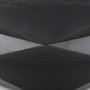 69541 - Arreto 48" Black Solid Wood Hexagonal Storage Coffee Table