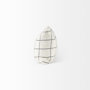 68876 - Suzanne 14x26 White/Black Square Pattern Pillow Cover