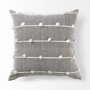 68881 - Linda 20x20 Navy And Cream With White Detail Pillow Cover 