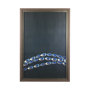 13926 - Sitting Boats by Mercana Studio a Hand Embellished Textured Framed Photo Art Print Matted under Glas