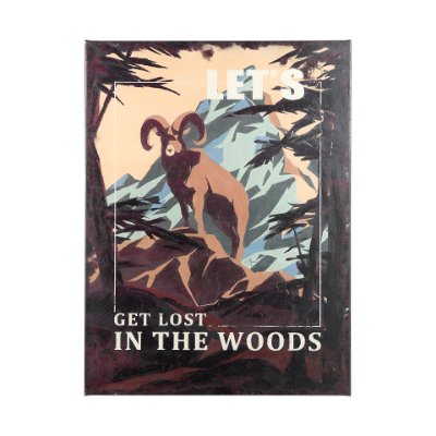 101996-L - The Call of the Wild I by Mercana Studio a Hand Embellished Textured Canvas