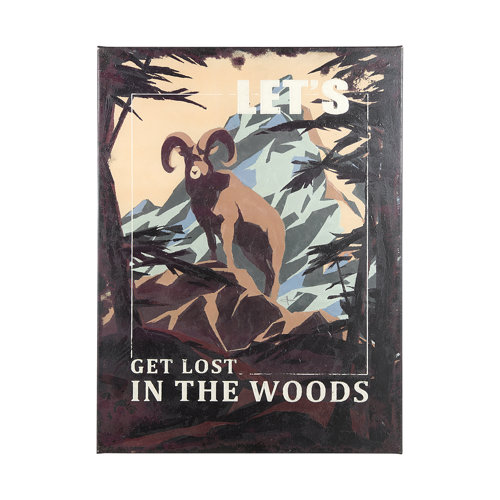 101996-L - The Call of the Wild I by Mercana Studio a Hand Embellished Textured Canvas
