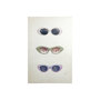 101994-S - Sunglass Collection I by NaTar a Hand Embellished Textured Canvas