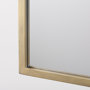 69310 - Giovanna 23.6L x 1.2W x 48.8H Gold Metal Frame Rounded Arch Vanity Mirror