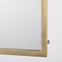 69310 - Giovanna 23.6L x 1.2W x 48.8H Gold Metal Frame Rounded Arch Vanity Mirror