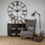 63172 - Pender 50" Round Giant Oversized Industrial Wall Clock