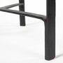 69014 - Helios III 20L x 24H Set of Two Round Brown Solid Wood Iron Base Nesting End/Side Tables