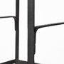 69008 - Conan 25" Seat Height Brown Wood Seat Black Metal Frame Counter Stool