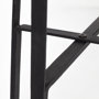 69013 - Helios II 60L x 14W x 29H Rectangular Brown Raised Edge Top Console Table 