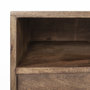 69018 - Glenn IV Dark Brown Wood w/ Black Iron Frame Media Console w/ Storage, TV Stand for TV up to 71"