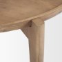 69023 - Cleaver I 22 x 24 Round Top Brown Solid Wood Accent Table 