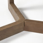 69031-AB - Denver 91.5x38 Rectangular Brown Solid Wood Top & Base Dining Table