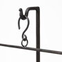 68854 - Adilah 16L x 10W Black Metal Vintage Inspired Weighing Scale