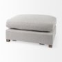 69567-E - Valence 3 Piece (W/ 2 x Ottoman) Light Gray Modular Sofa Set