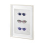 13955 - Sunglass Collection I by Mercana Studio Hand Embellished Textured Framed Art Print Matted under Glas