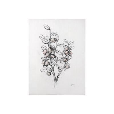102011-S - Wildberry Collection Hucklberry by Ariana a Hand Embellished Textured Canvas