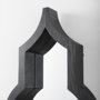 69459 - Tamanar 15.0 x 3.0 x 34.1 Black Wood Frame Wall Mirror