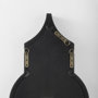 69459 - Tamanar 15.0 x 3.0 x 34.1 Black Wood Frame Wall Mirror