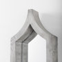 69460 - Tamanar 15.0 x 3.0 x 34.1  Gray Wood Frame Wall Mirror