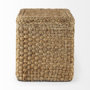 69447 - Aylin 16.5" Square Brown Jute Pouf