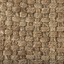 69447 - Aylin 16.5" Square Brown Jute Pouf