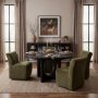 69185 - Liesl 54" Black Wood W/ Circular Top Dining Table