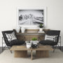 69186 - Aida 56 x 34 Rectangular Light Brown Wood Coffee Table