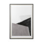 14013 - Pages II by Mercana Studio a Hand Embelished Textured Framed Art Print Matted under Glass
