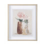 14024 - Boho Flowers I by Mercana Studio a Hand Embellished Textured Framed Art Print Matted under Glass