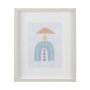 14028 - Pavilion I by Mercana Studio a Hand Embellished Textured Framed Art Print Matted under Glass