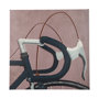 102020-L - Bike Handle Pink by Alarm a Hand Embellished Textured Canvas