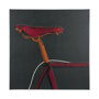 102023-L - Bike Saddle Green by Alarm a Hand Embellished Textured Canvas