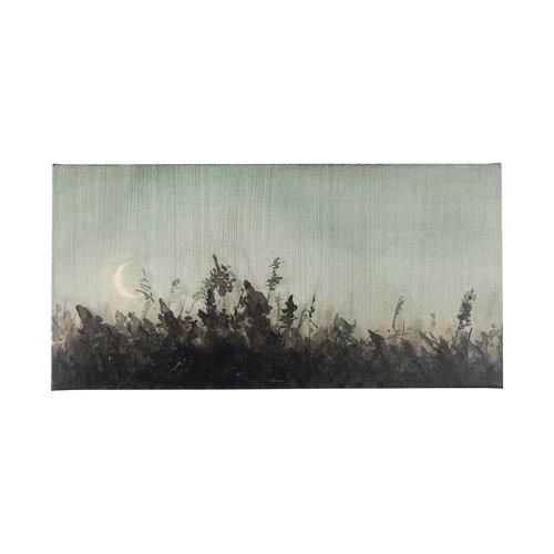 102040-L - Moon Sets, Sun Rises I by Mercana Studio a Hand Embellished Textured Canvas