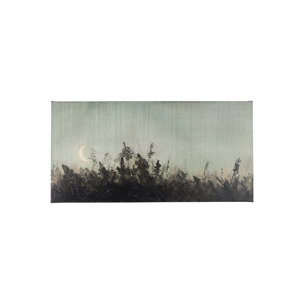 Moon Sets, Sun Rises I by Mercana Studio a Hand Embellished Textured Canvas