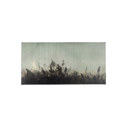 102040-S - Moon Sets, Sun Rises I by Mercana Studio a Hand Embellished Textured Canvas