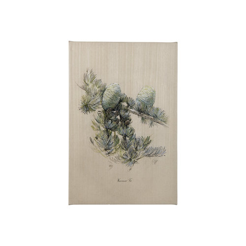 102045-S - Evergreen collection II by Victoria a Hand Embellished Textured Canvas