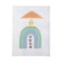 102048-L - Pavilion I by Mercana Studio a Hand Embellished Textured Canvas