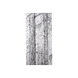 Forest BW I by Ariana a Hand Embellished Textured Canvas