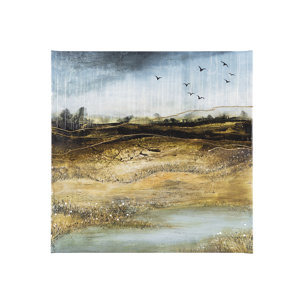 Daily Fly Over by Julie Devine a Canvas Print