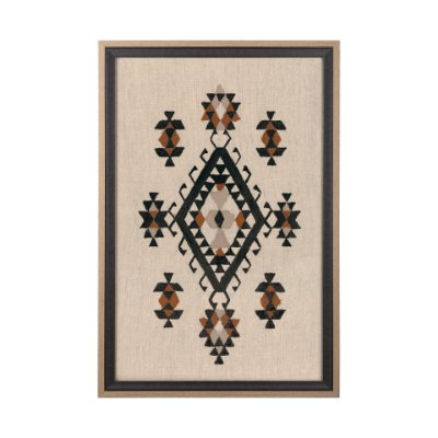14017 - Creamy Tapestry II by Mercana Studio a Hand Embellished Textured Framed Art Print