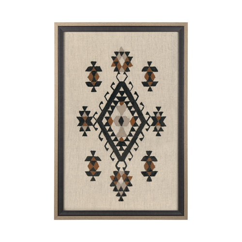 14017 - Creamy Tapestry II by Mercana Studio a Hand Embellished Textured Framed Art Print