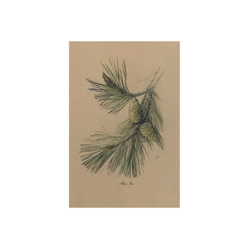 102044-S - Evergreen collection I by Victoria a Hand Embellished Textured Canvas