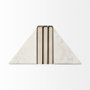 69215 - Sophia 7.0L x 5.3W x 9.3H Marble Set Of Two Book Ends