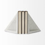 69216 - Sophia 8.0"L x 6.0"W x 7.0"H Marble Set Of Two Bookends