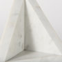 69216 - Sophia 8.0"L x 6.0"W x 7.0"H Marble Set Of Two Bookends