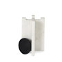 69218 - Sophia 5.5"L x 3.5"W x 8.0"H. Marble Candle Holder Medium