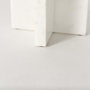 69218 - Sophia 5.5"L x 3.5"W x 8.0"H. Marble Candle Holder Medium