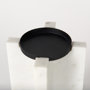 69219 - Sophia 5.5"L x 3.5"W x 10.5"H Marble Candle Holder Large